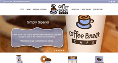 Desktop Screenshot of coffeebreakcafe.net